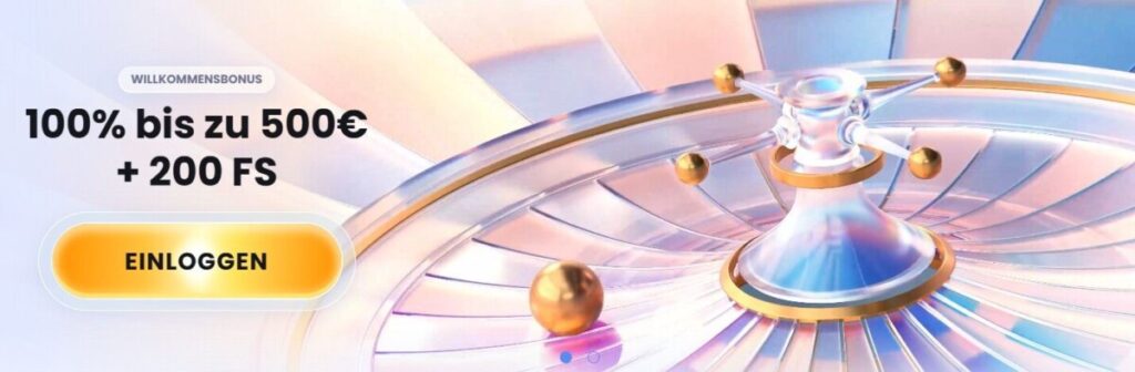 CasinoLab Casino Willkommensbonus bis 500€ + 200 Freispiele.