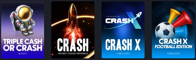 Crash Games im Instant Casino.