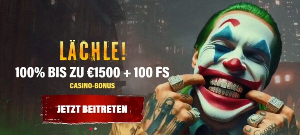 Jokery Casino Willkommensbonus.
