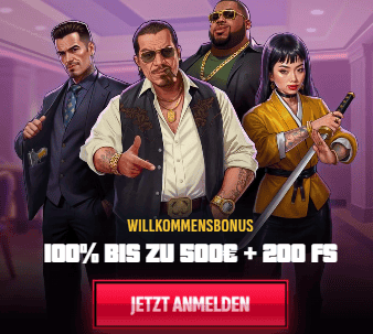 Mafia Casino Willkommensbonus.