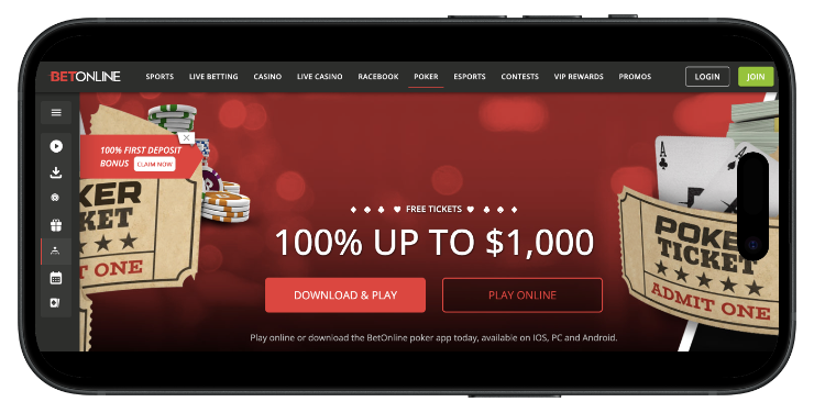 betonline poker bonus code