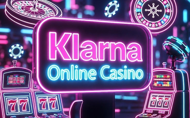 Casino mit Aufschrift Klarna Online Casino.