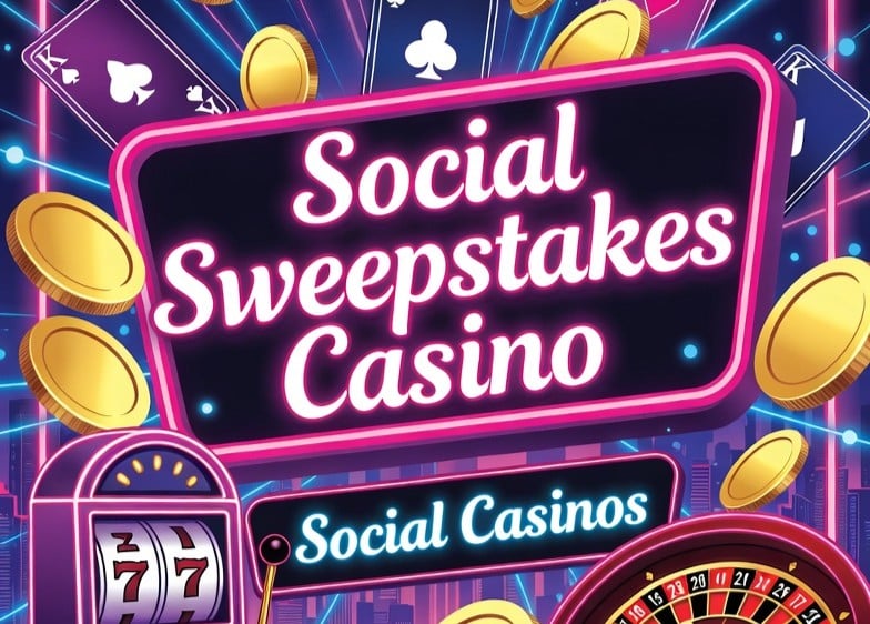Bild mit der Aufschrift Social Sweepstakes Casino.