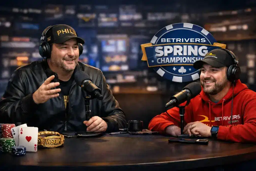 Phil Hellmuth und Dan Schill im BetRivers Podcast