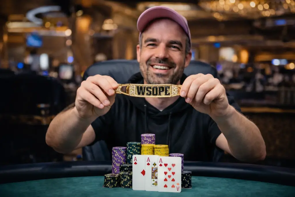 David Wintersberger gewinnt WSOPE