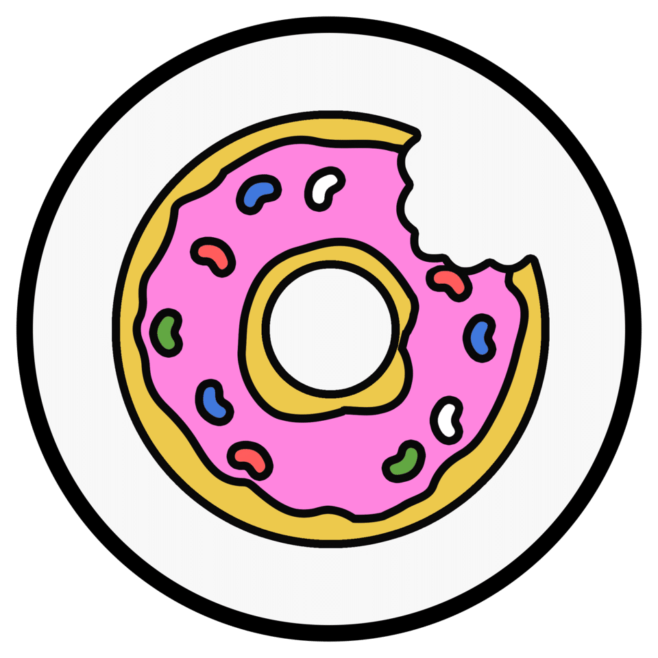 Die Simpsons Donut.