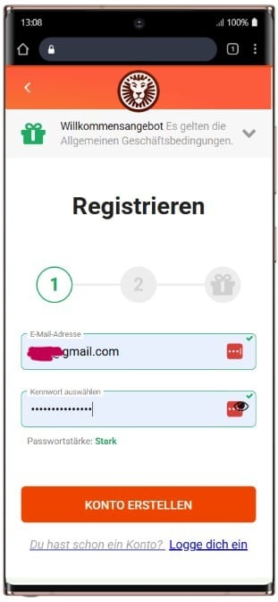 LeoVegas Casino Test Regstrierung Anmeldung.
