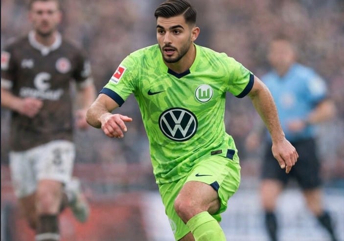 Mohamed Amoura VfL Wolfsburg gegen St. Pauli am 34. Spieltag der Bundesliga 2025 2026