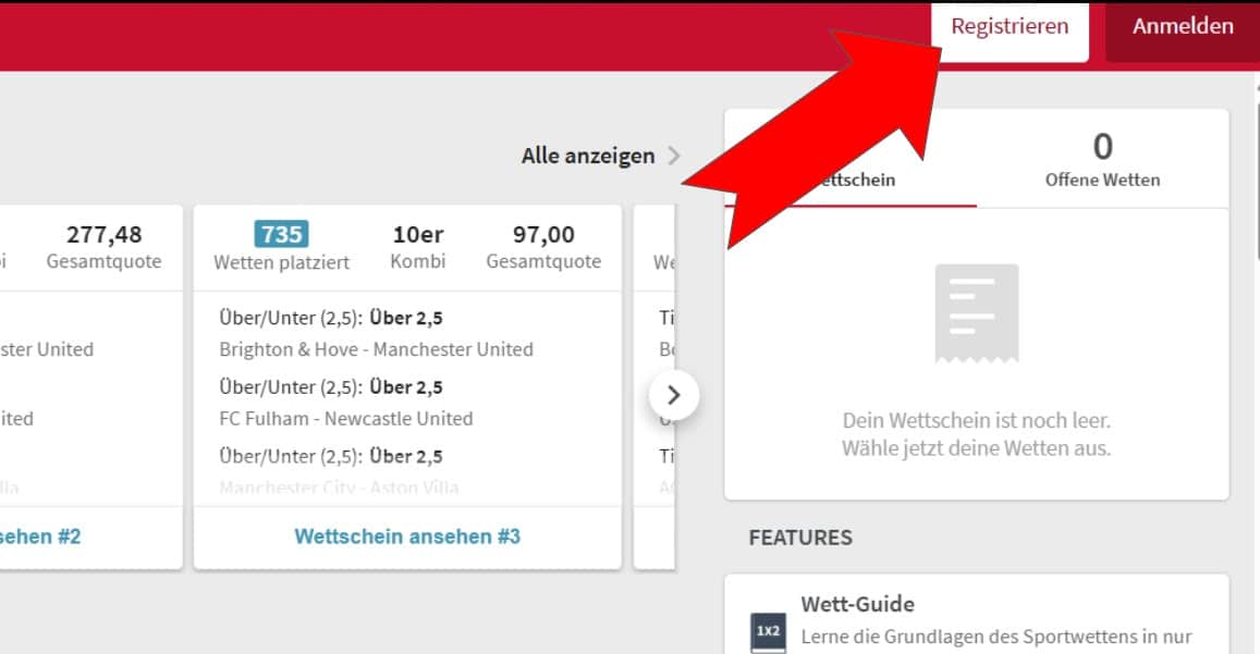 Tipico Wetten auf die WM Schritt für Schritt 1.