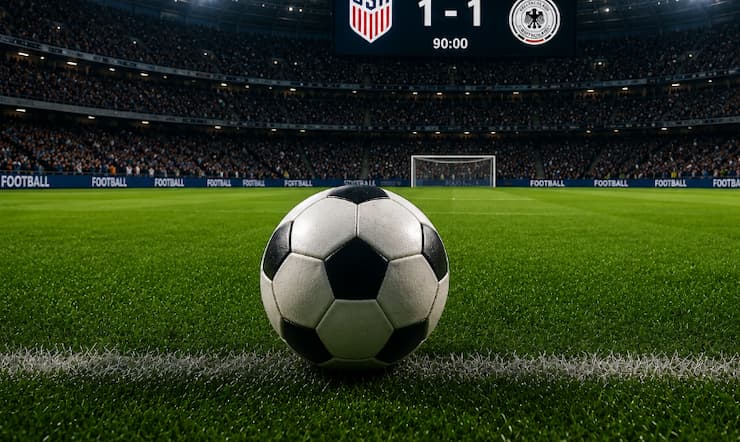 Beste Wettquoten für Fußball Wetten auf USA - Deutschland 6.6.2026.