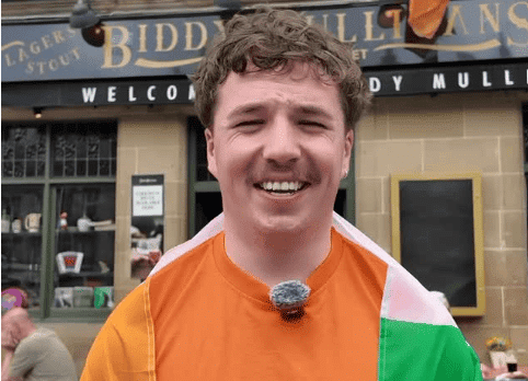 Biddy Mulligans - irisches Pub dreht Fahne um und unterstützt ivorische Nationalmannschaft.