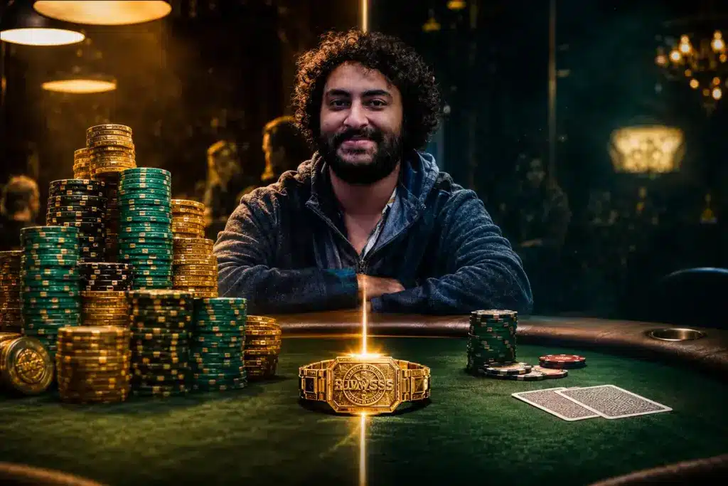 Martin Zamani vor Geldrängen bei WSOP