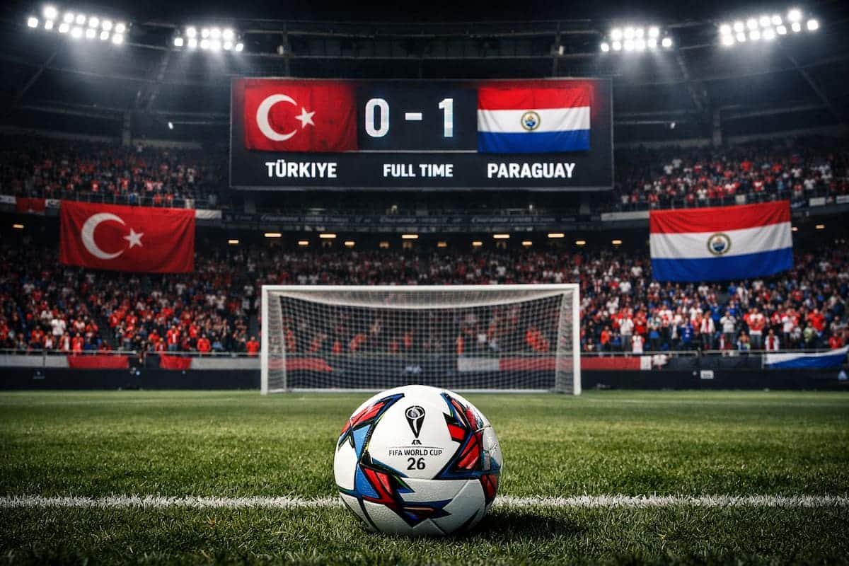 Türkei nach Paraguay-Pleite vorzeitig aus der WM 2026 ausgeschieden.