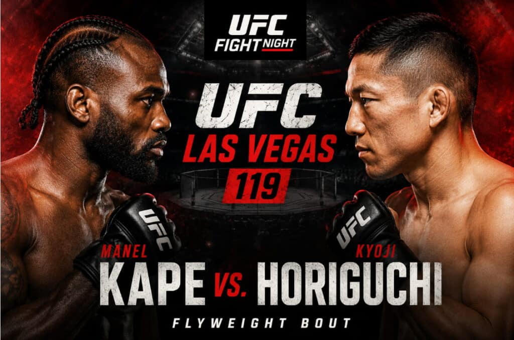 UFC Fight Night Wetten Manel Kape vs Kyoji Horiguchi.