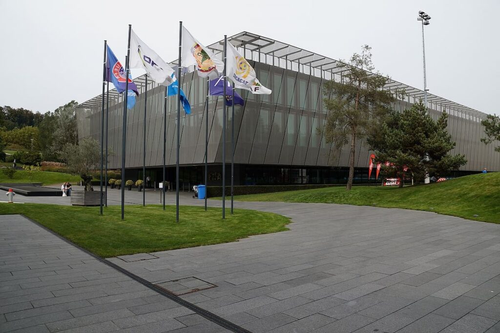 Foto: Hauptsitz der FIFA in Zürich.