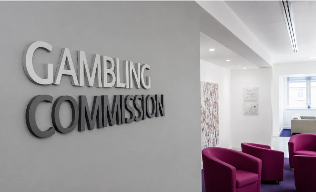 Büro der britischen Gambling Commission in London.