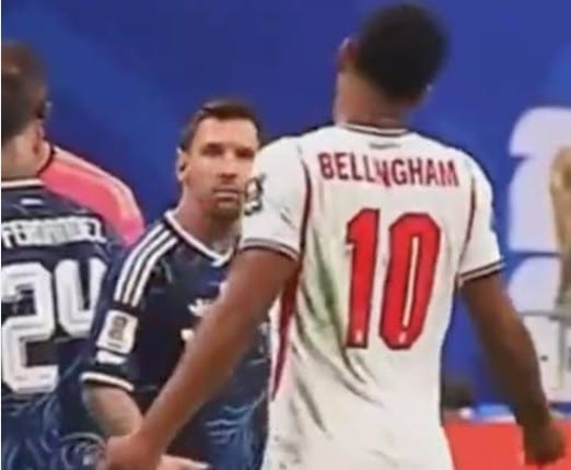 Jude Bellingham und Lionel Messi Streit nach dem Halbfinale.