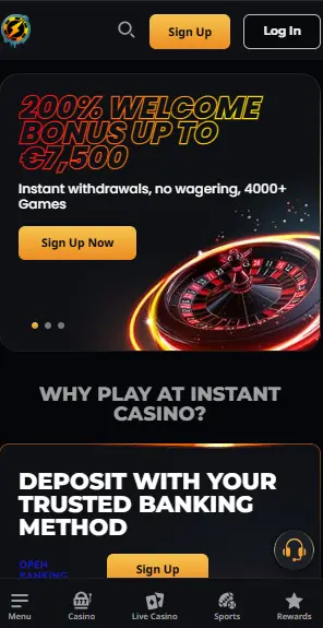 instant casinon etusivu