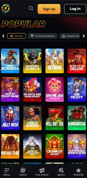 instant casinon suosituimmat pelit