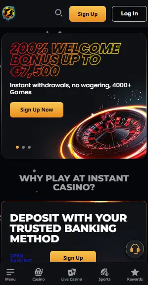instant casinon etusivu