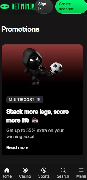 betninja kaikki bonukset