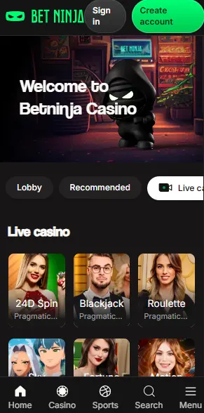 betninja livekasino