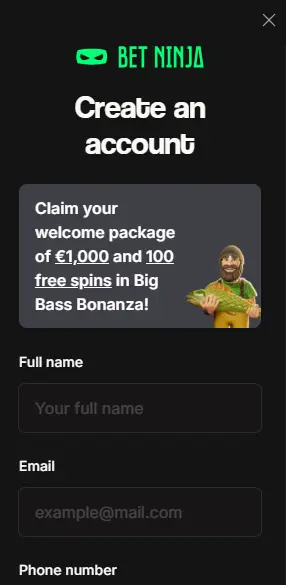 betninja luo pelitili