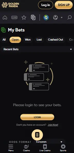 golden panda omat vedot