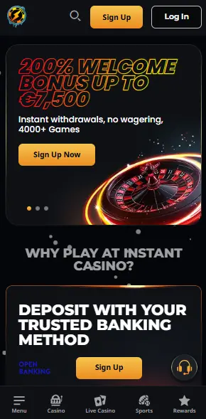 instant casino mobiilissa