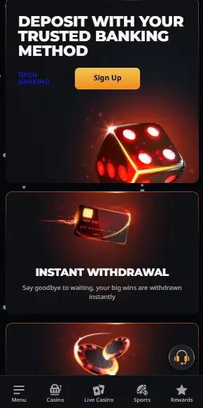 instant casinon turvalliset maksut mobiilikasinolla