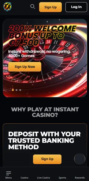 instant casinon koti