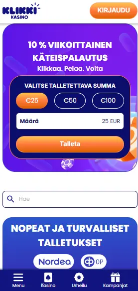 klikki kasinon kotiaivu