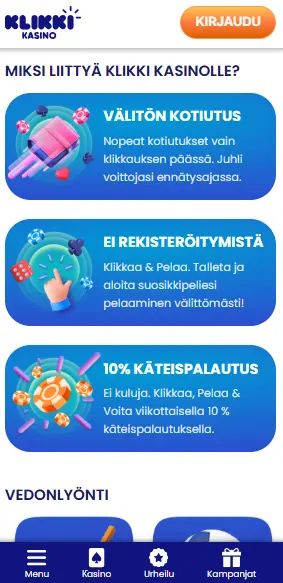klikki kasino miksi liittyä suomalaiselle klikki kasinolle