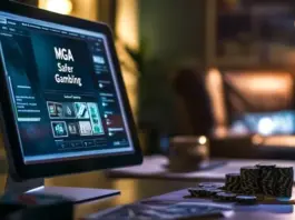 MGA kehitti itsearviointityökalun mga safer gambling itsearviointityökalu tietokoneen näytöllä