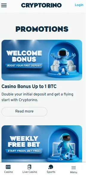cryptorino promootiot