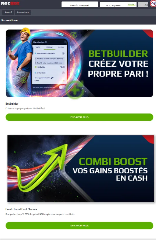 Netbet casino en ligne Français