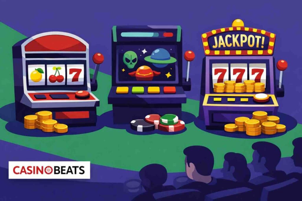 Les différents types de machines à sous au casino en ligne