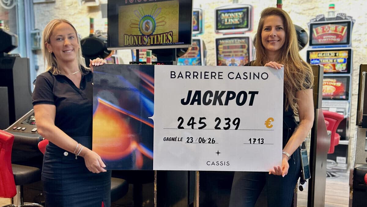 Près de 250 000 euros décrochés au Casino de Cassis