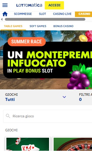 Lottomatica è un brand molto famoso, nonchè uno dei casino con prelievo immediato più affidabili