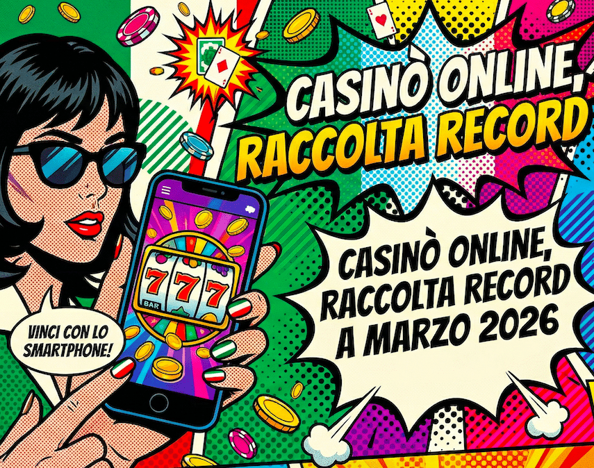 Casino online in Italia: Marzo 2026 da record con una raccolta di 7,2 miliardi