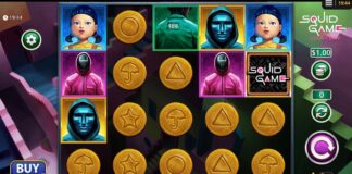 오징어게임 슬롯 인터페이스