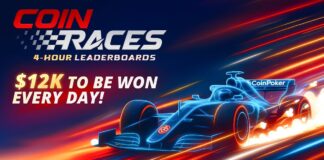 코인포커가 주력 캐시 게임 프로모션 4시간 리더보드를 코인레이스로 새롭게 단장함