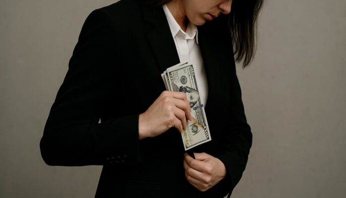 embezzlement-illegal-gambling 불법 카지노 이용을 위해 회삿돈을 횡령한 30대 여성