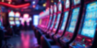 주력 사업으로 내세웠으나 수출 부진으로 아쉬움을 남긴 강원랜드의 슬롯머신