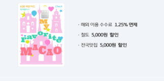 국민카드 마카오 체크카드