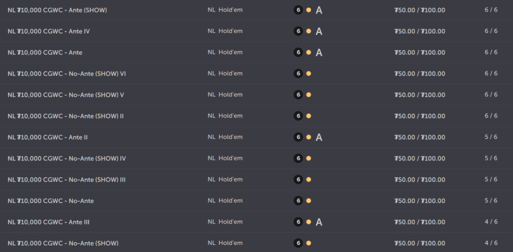 코인포커 캐시게임 리더보드