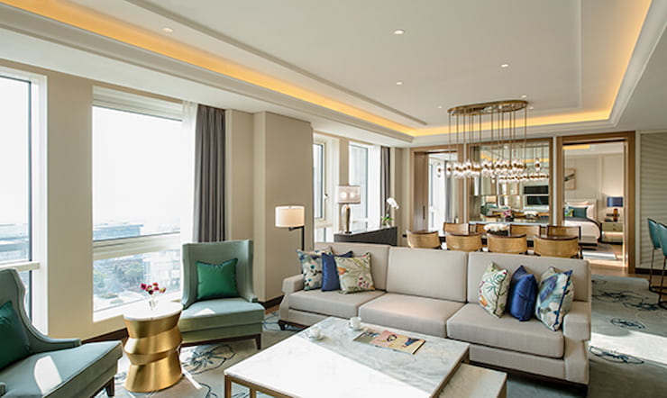 인천 파라다이스시티 호텔의 로열 스위트룸 객실 사진