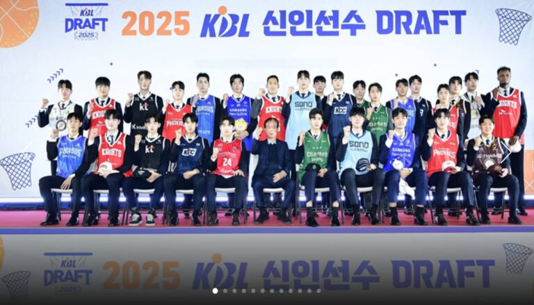 KBL 신인선수 드래프트에 선발된 선수들
