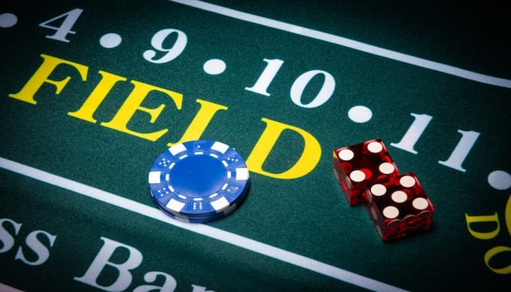 크랩스 베팅 중 하나인 필드 베팅