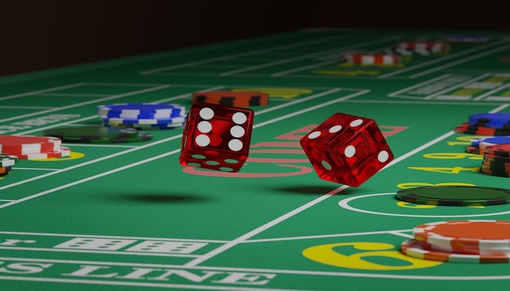 크랩스에 사용되는 주사위